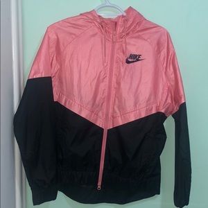 Pink Nike windbreaker